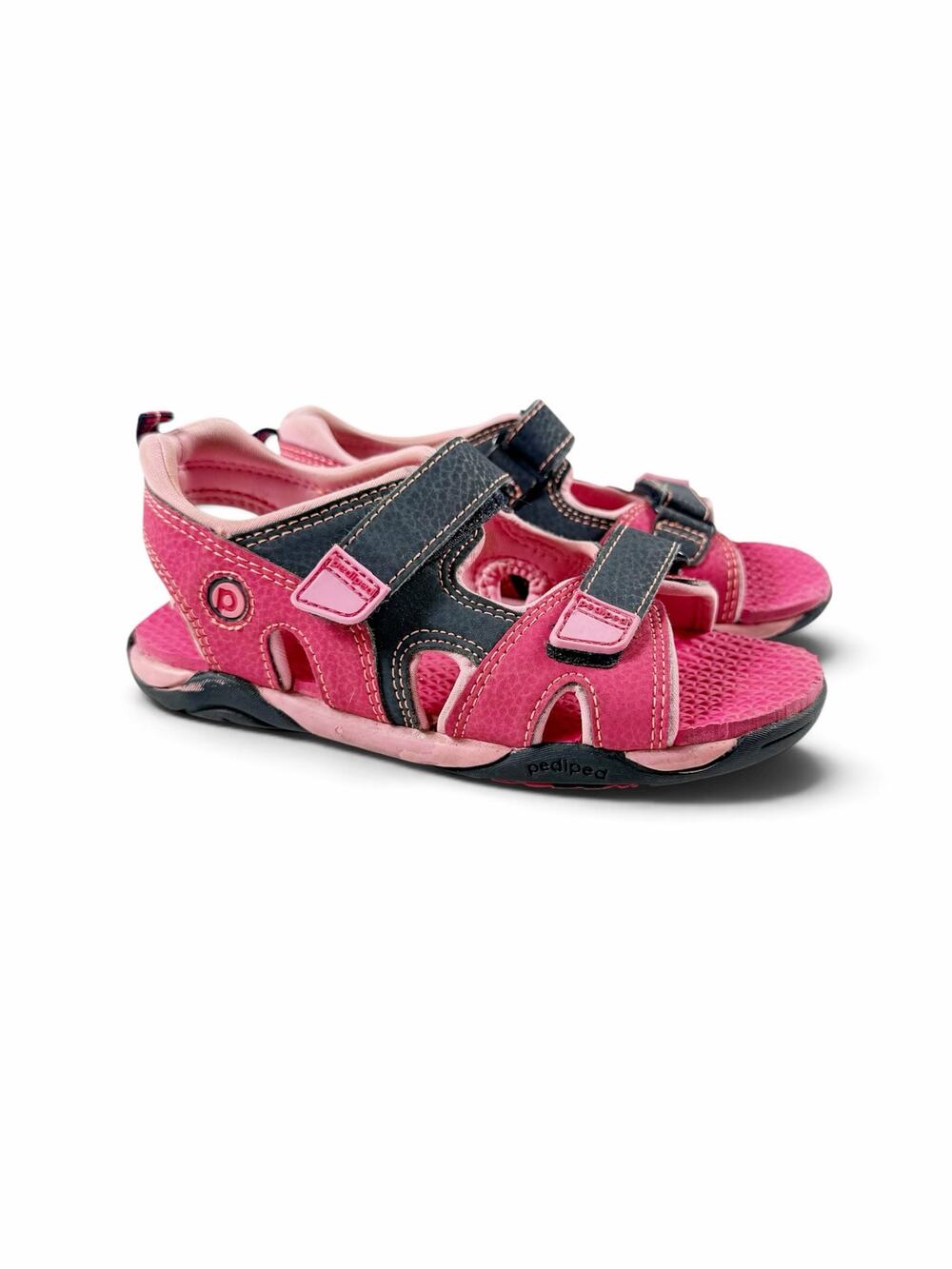 Pediped Flex Navigator Pink Gray Sport Sandals Size 12-12.5 Kid